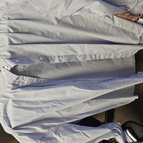 Ralph Lauren Blue Classic Button Down Shirt - Picture 1 of 3
